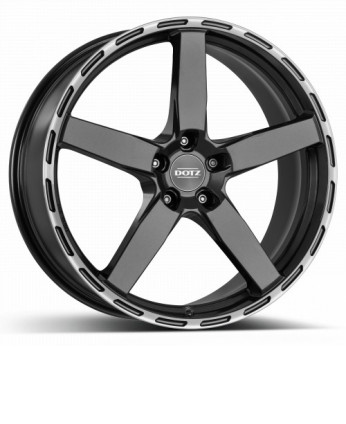 DOTZ MarinaBay dark 8,5x19 5x112 ET35 Gunmetal/polished lip